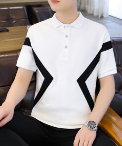 Short-sleeved t-shirt summer tide brand lapel POLO shirt | 8519 - Image 9