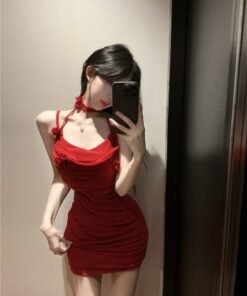 Goddess Fan Waist Slim Banquet Dress Skirt | 1018 - Image 9