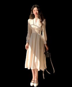 Alternative view of Thirteen Lines Quality Spring Long Sleeve Dress | 8029