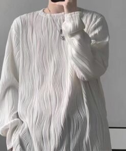 loose spring and autumn high street ins Hong Kong style clothes | 1100 - Image 5