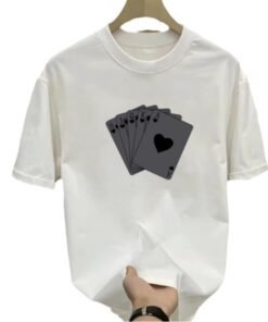Heavy cotton short-sleeved T-shirt casual trend men | 1102 - Image 5