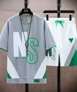 Summer suit short-sleeved T-shirt men's set | 1104 - Image 23