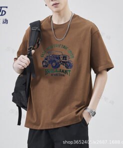 Japanese new cotton letter T-shirt | 8506 - Image 17
