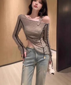 American hottie long-sleeved knitwear | 9006
