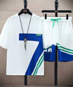 Summer suit short-sleeved T-shirt men's set | 1104 - Image 37