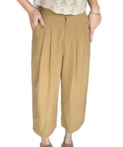 wash pants straight cropped harem women's pants | 7001 - Image 5