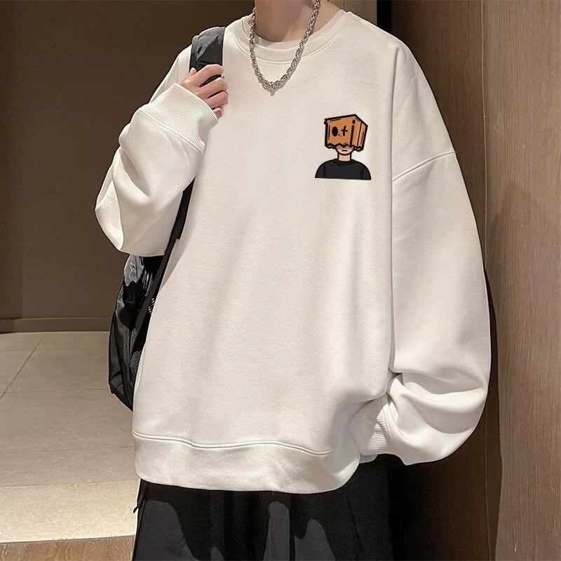 American casual loose long-sleeved pullover bottoming shirt | 1159 - Image 59