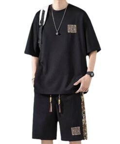 casual short-sleeved trendy suit for boys versatile | 1186 - Image 3
