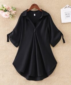 loose waist shows thin chiffon top women's trend | 1173 - Image 20