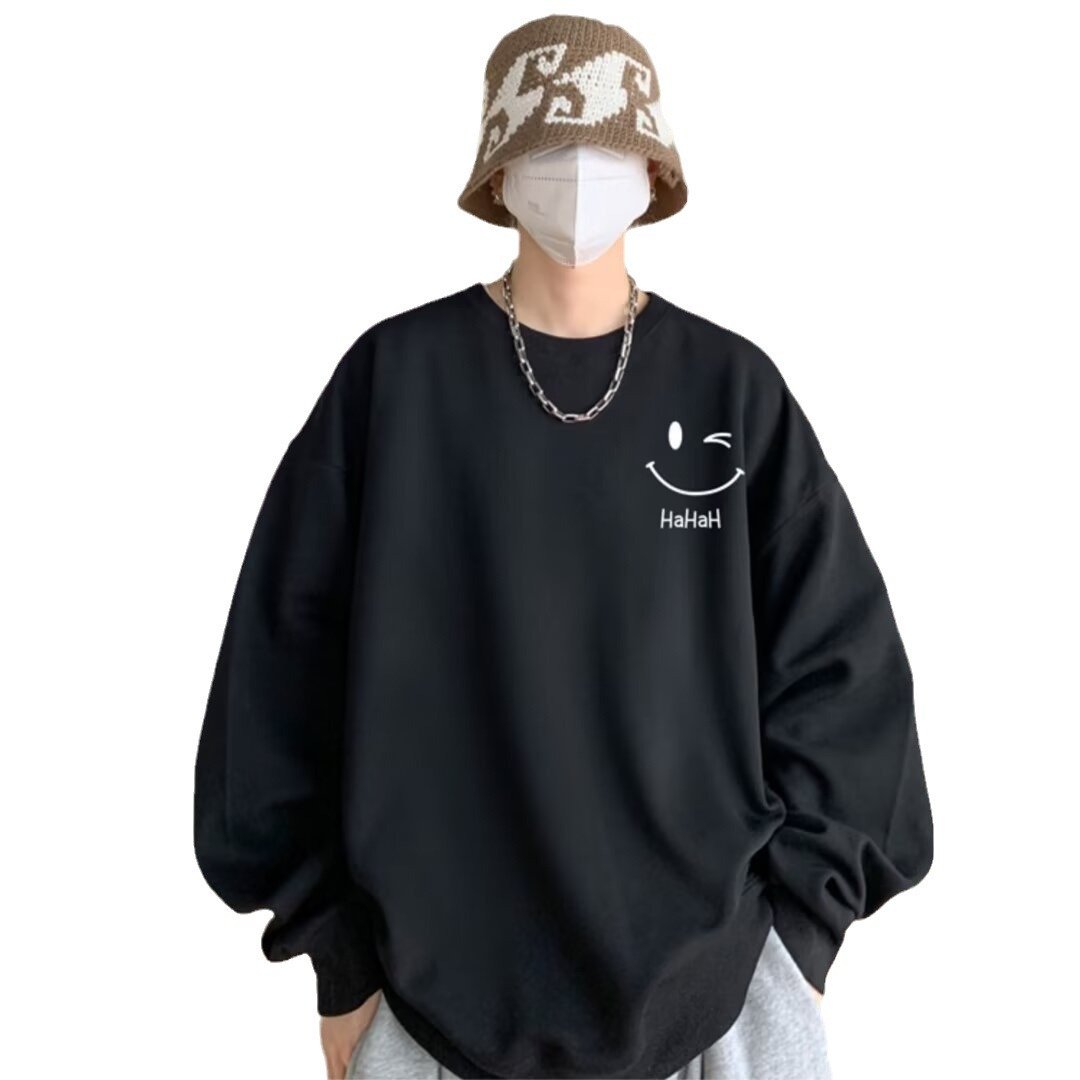 American casual loose long-sleeved pullover bottoming shirt | 1159 - Image 5