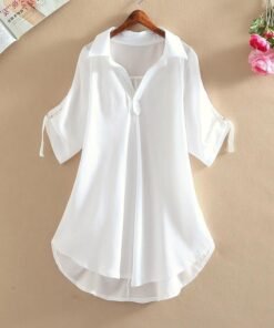 loose waist shows thin chiffon top women's trend | 1173 - Image 6
