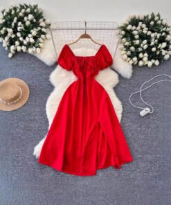 chiffon Korean fancy dress | 1138 - Image 3