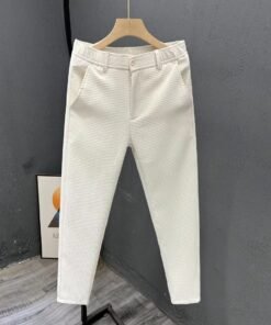 men's casual pants summer fashion slim straight trousers | 1164 - Image 15