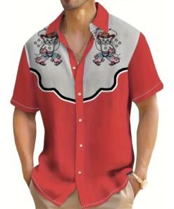 Breathable Linen Short Sleeve Fashion Short Sleeve Shirt Tops | 1167 - Image 25