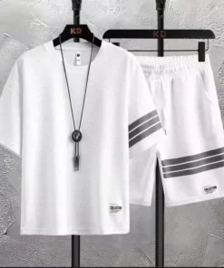 Heavyweight waffle casual suit men's summer fashion | 1142