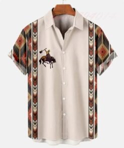 Breathable Linen Short Sleeve Fashion Short Sleeve Shirt Tops | 1167 - Image 11