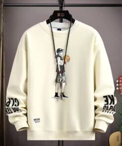 Round neck sweatshirt for men plus velvet and thickened | 1160 - Image 6