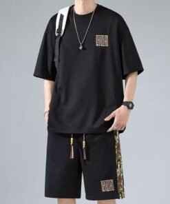 casual short-sleeved trendy suit for boys versatile | 1186 - Image 14