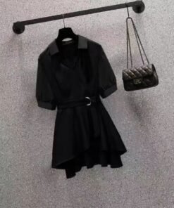 "Western Style Slimming Shirt with Tight Waist for Women" | 1180 - Image 3