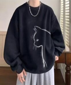 American casual loose long-sleeved pullover bottoming shirt | 1159 - Image 68
