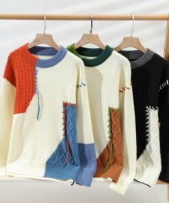 knitted sweater sheep youth autumn and winter warm base sweater | 1163 - Image 4