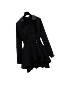 "Western Style Slimming Shirt with Tight Waist for Women" | 1180 - Image 5