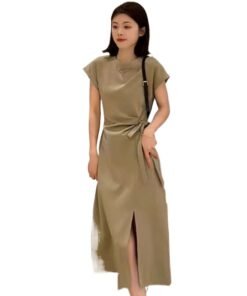 women's design strappy short-sleeved dress | 1155 - Image 5