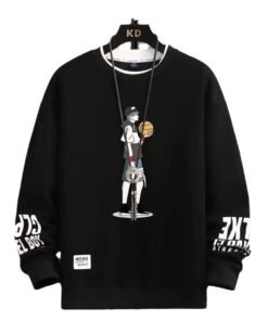 Round neck sweatshirt for men plus velvet and thickened | 1160 - Image 5