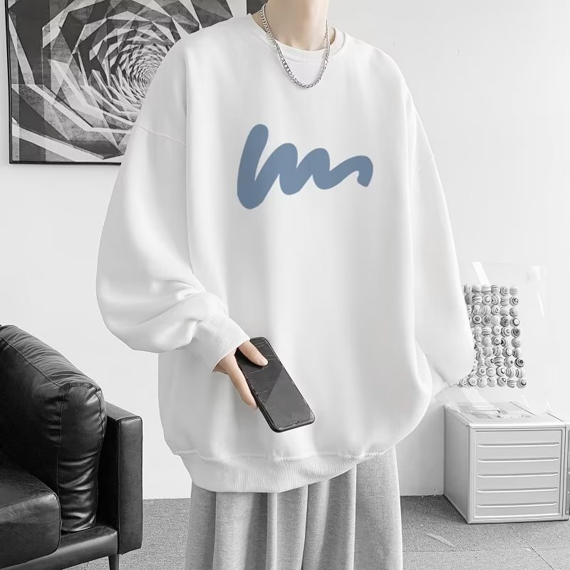 American casual loose long-sleeved pullover bottoming shirt | 1159 - Image 15
