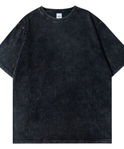 Short-sleeved Gothic print short-sleeved T-shirt high street ins loose washed | 1162 - Image 28
