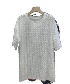 Short Sleeve Loose Large Slim Mid Length Shirt Women | 1174 - Image 5