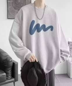 American casual loose long-sleeved pullover bottoming shirt | 1159 - Image 18