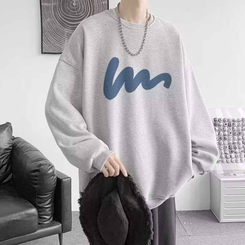 American casual loose long-sleeved pullover bottoming shirt | 1159 - Image 18