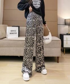 women's summer thin printing straight-tube mopping casual pants | 1170 - Image 12