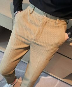 men's casual pants summer fashion slim straight trousers | 1164 - Image 39