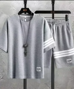 Heavyweight waffle casual suit men's summer fashion | 1142 - Image 3