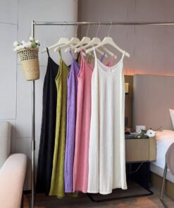 Loose Pleated Slip Skirt High-grade dress | 1144 - Image 20