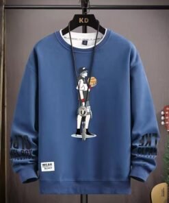 Round neck sweatshirt for men plus velvet and thickened | 1160 - Image 14