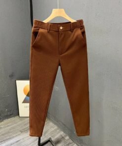 men's casual pants summer fashion slim straight trousers | 1164 - Image 8
