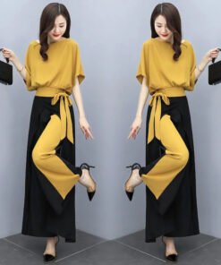 goddess style fashionable drape stylish slim two-piece suit | 1152 - Image 4