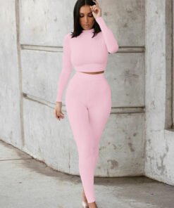 sports long-sleeved 2-piece suit women's clothing | 1207 - Image 17