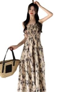 Temperament stunning suspender long skirt | 1195 - Image 5