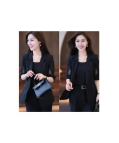 loose and slim, high-end sleeveless top, casual wide-leg pants, temperament two-piece suit | 1216 - Image 11