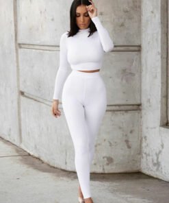 sports long-sleeved 2-piece suit women's clothing | 1207 - Image 12