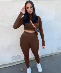 sports long-sleeved 2-piece suit women's clothing | 1207 - Image 29