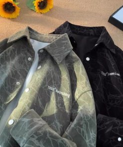 American retro corduroy shirt for men  | 1210