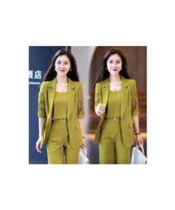 loose and slim, high-end sleeveless top, casual wide-leg pants, temperament two-piece suit | 1216 - Image 19