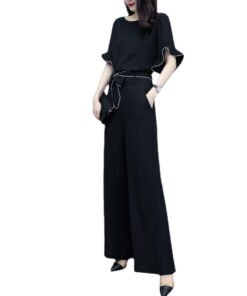 royal sister temperament high waist slimming stylish casual two-piece suit | 1215 - Image 5