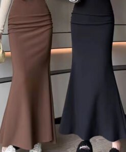 Korean style fashionable and stylish all-match hip skirts | 1196