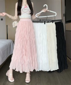 half-length skirt female summer a-line skirt  | 1237